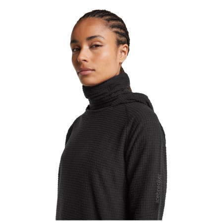 Hanorac femei Icebreaker Wom Mer 400 RealFleece Grid Pulover Hood