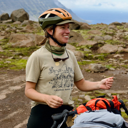 Tricou femei Fjällräven Hoja Lugnt Wool T-shirt W