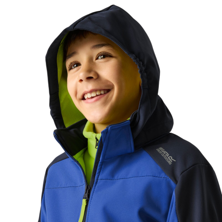 Geacă softshell copii Regatta Haydenbury Navy/Olympian Blue