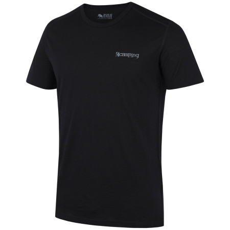 Tricou bărbați Zulu Merino 160 Short 4C Comfy negru black