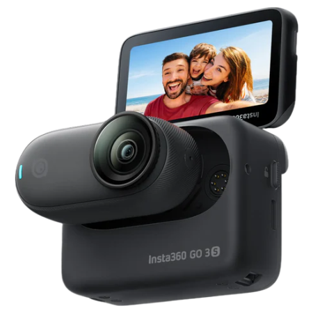 Cameră video Insta360 Go 3S - 128 GB negru