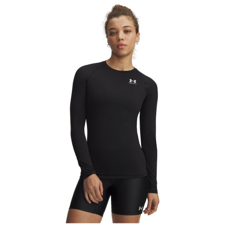 Tricou femei Under Armour UA HG Authentics Comp LS negru