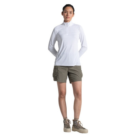 Tricou femei Craghoppers NosiLife SolarShield+ Half Zip Top