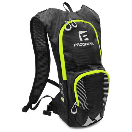 Rucsac pentru ciclism Progress Biker 5 negru/verde černá/limetka