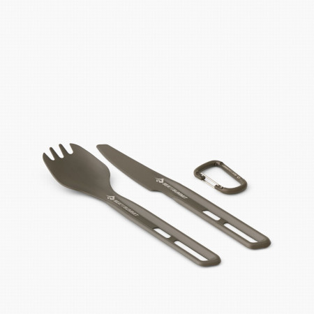 Set tacâmuri Sea to Summit Frontier UL Cutlery Set 2 Piece