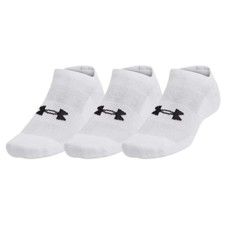 Set șosete Under Armour Unisex Tc 3Pk No Show alb White/White/Black