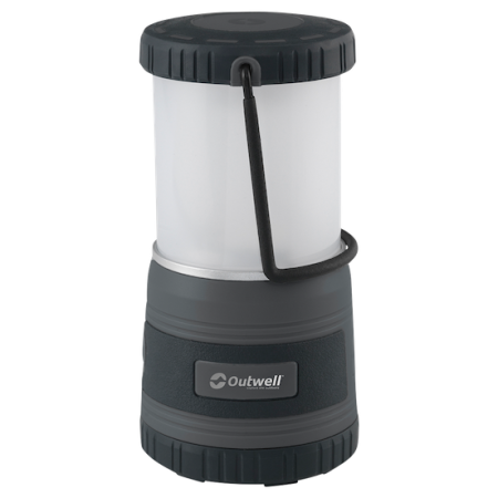 Lampă de camping Outwell Carnelian DC 200 negru/alb Blue Shadow