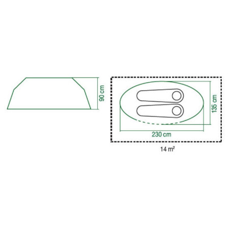 Cort auto-montabil de 2 persoane Coleman Galiano 2