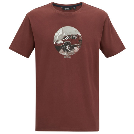 Tricou bărbați Regatta Cline IX vișiniu DkCherryJeep