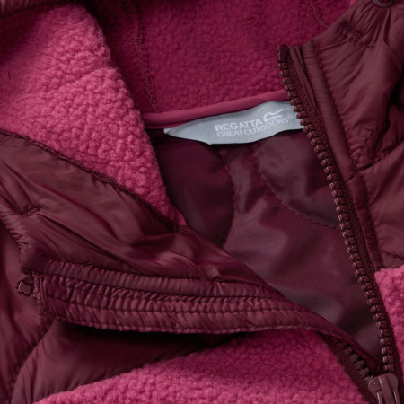 Hanorac copii Regatta Myla Hybrid Jacket Fig/Violet