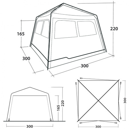 Cort Outwell Fastlane 300 Shelter