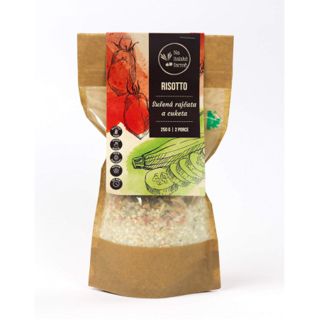 Risotto Roșii Uscate Și Zucchini În ferma italiană 250 g
