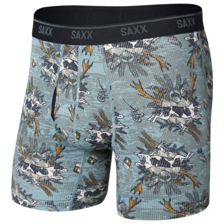 Boxeri Saxx Quest Quick Dry Mesh Boxer Brief Fly
