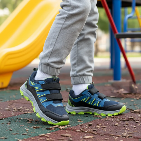 Încălțăminte cu închidere Velcro femei Bugga Tara Blue