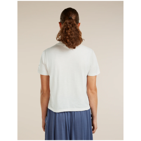 Tricou femei Icebreaker Merino 150 Tech Lite SS Crop Tee NZ Flora