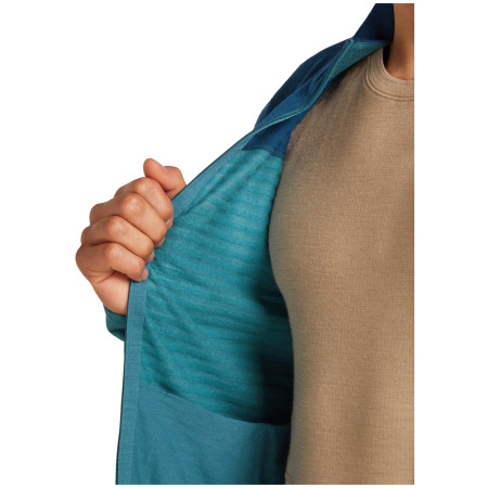 Hanorac funcțional bărbați Icebreaker Men Merino Blend 300 RealFleece™ Descender LS Zip