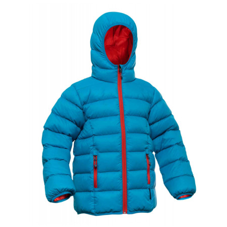 Geacă de pene Warmpeace Chip albastru/portocaliu