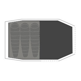 Folie sub cort Robens Footprint Cima Versa 3