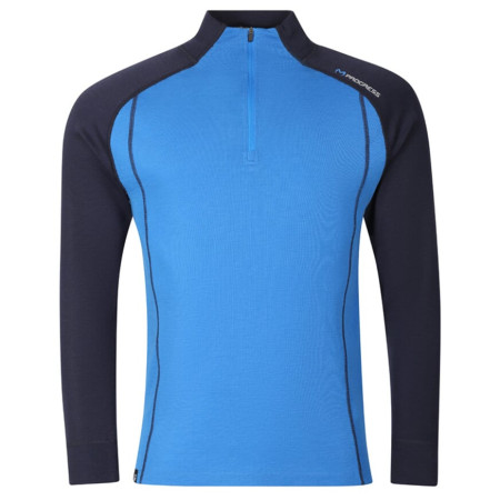 Pulover pe gât bărbați Progress Breakout Man negru/albastru černomodrá/modrá