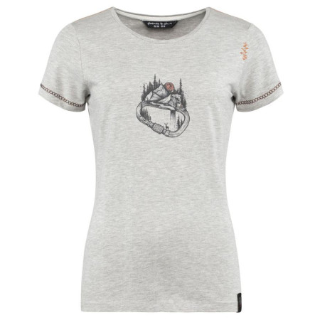 Tricou funcțional femei Chillaz Saile Carabiner Forest gri deschis