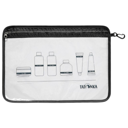 Geantă cosmetică Tatonka Zip Flight Bag A4 negru black