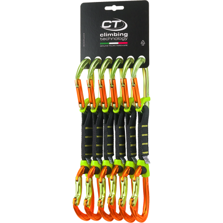 Buclă echipată Climbing Technology NIMBLE EVO PRO Set NY verde/portocaliu