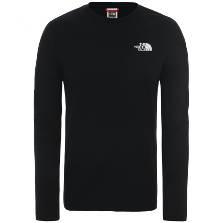 Tricou bărbați The North Face M L/S Red Box Tee - Eu negru