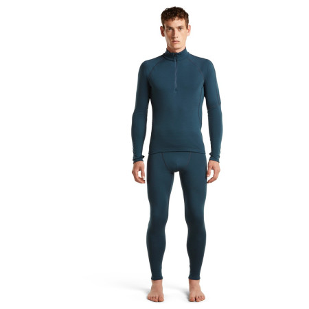Tricou funcțional bărbați Icebreaker M 300 MerinoFine Polar LS Half Zip
