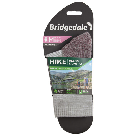 Șosete femei Bridgedale Hike Ultra Light T2 MP Crew