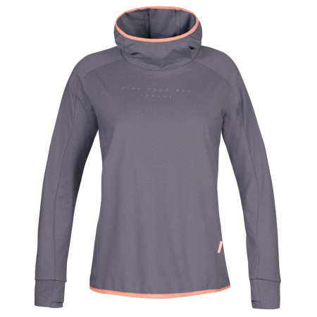 Hanorac funcțional de damă Hannah Nyma Hoody gri gray ridge mel