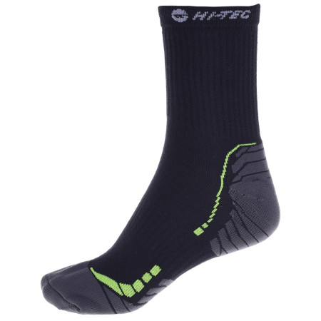Șosete Hi-Tec Ranas negru BLACK/DARK GREY/APPLE GREEN