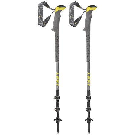 Bețe de trekking Leki Sherpa Lite XTG gri/galben LightgreyYellowWhite