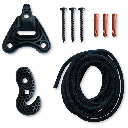 Set pt. montarea balansoar canapea La Siesta Universal Rope negru