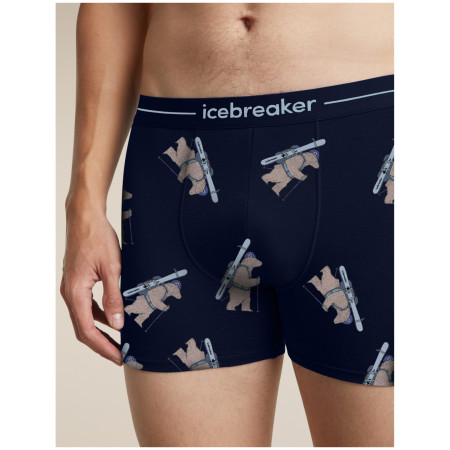 Boxeri funcționali bărbați Icebreaker Men M 150 Anatomica Boxers BearTourAOP