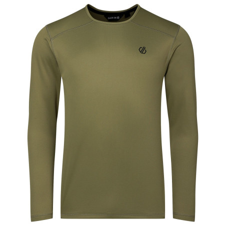 Tricou bărbați Dare 2b Ventura Grid Crew Neck verde MartiniOlive