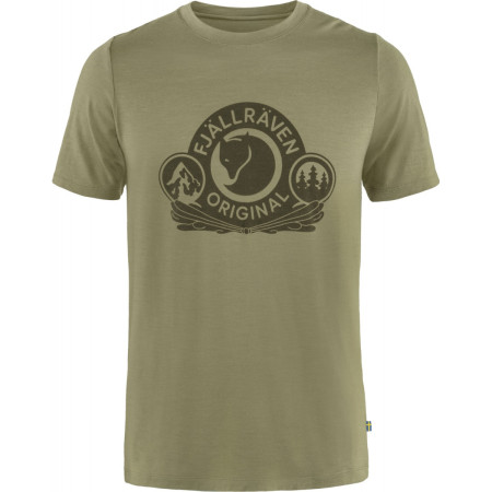 Tricou funcțional bărbați Fjällräven Abisko Wool Classic SS M verde