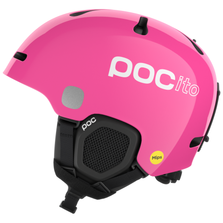 Cască de schi copii POC POCito Fornix MIPS roz Fluorescent Pink