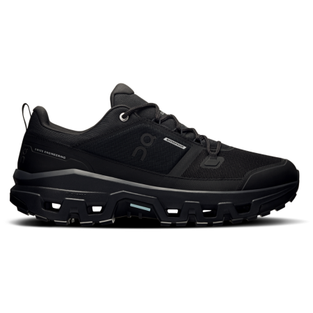 Încălțăminte turistică bărbați On Running Cloudrock Low WP negru Black/Black