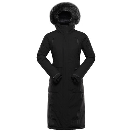 Geacă lungă de iarnă femei Alpine Pro Wussa 2 negru Black