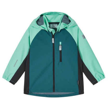 Geacă softshell copii Reima Temppu Dark Teal verde/gri Dark Teal