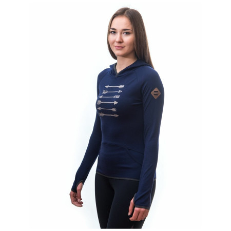 Hanorac femei Sensor Merino Upper Arrows