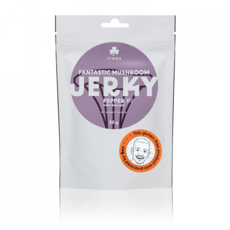 Jerky de ciuperci Timba Mushroom Jerky - Pepper with Sea salt
