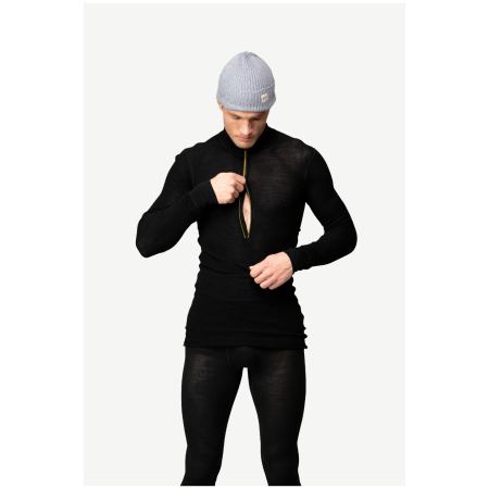 Tricou funcțional bărbați Devold Wool Mesh Man Half Zip Neck