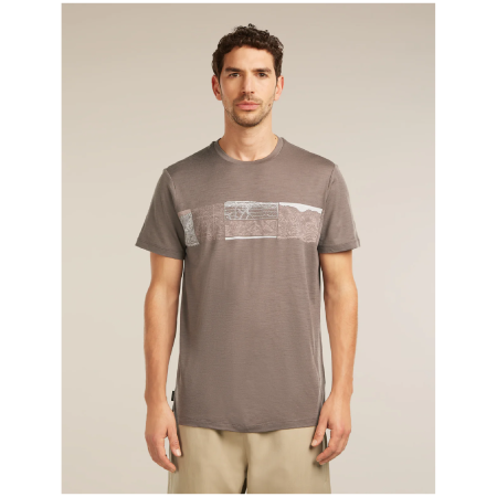 Tricou funcțional bărbați Icebreaker Men Merino 150 Tech Lite SS Tee Elevation Line