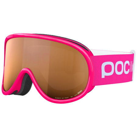 Ochelari de schi copii POC POCito Retina roz Fluorescent Pink/Partly Sunny Light Orange