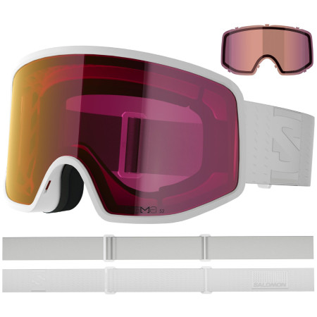 Ochelari de schi Salomon Sentry Pro Sigma +1Lens alb White