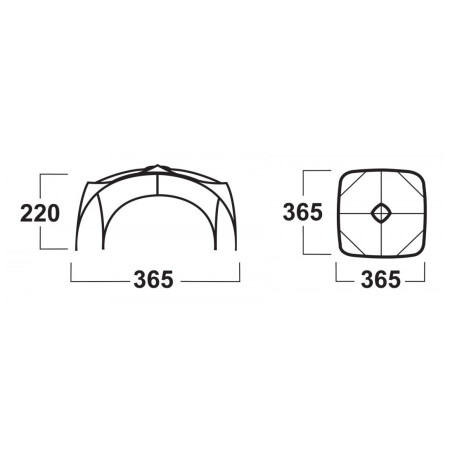 Tendă Husky Broof L