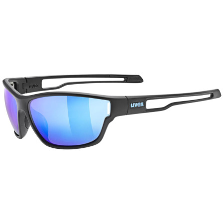 Ochelari de soare Uvex Sportstyle 806 negru/albastru Black Matt/Mir.Blue