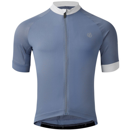 Tricou de ciclism bărbați Dare 2b Lightning Short Sleeve Jersey albastru Merc/Icebrg