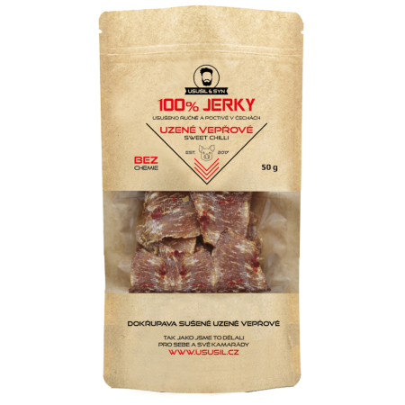 Jerky Usušil & Syn Porc afumat cu sweet chilli 50 g